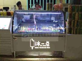 雪糕展示柜厂家直销Q6-1.3M冰淇淋展示柜,冰棍展示柜